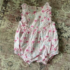 Flamingo bubble/romper